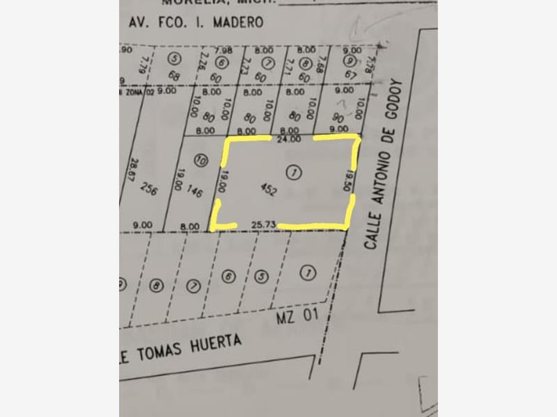Terreno en Venta en Ilustres Novohispanos