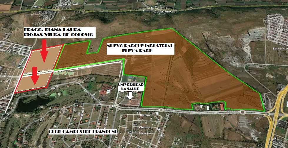 Terrenos en Venta por el Club Campestre Erandeni